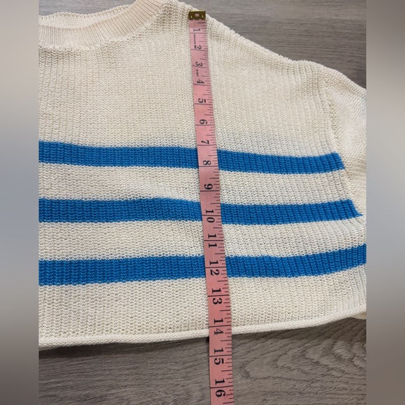 Zara Cream Knit Sweater - Picture 6 of 7